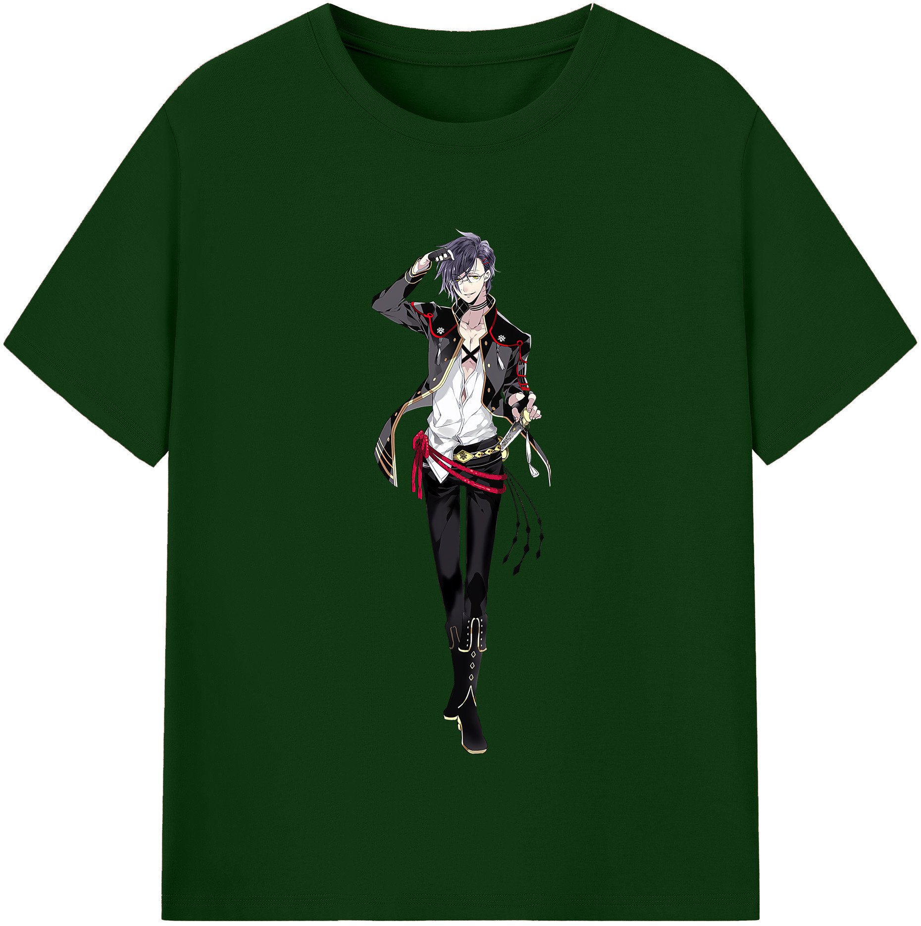 （画像用） 刀剣乱舞 Touken Ranbu 綿100％半袖Tシャツ（フロントプリント）